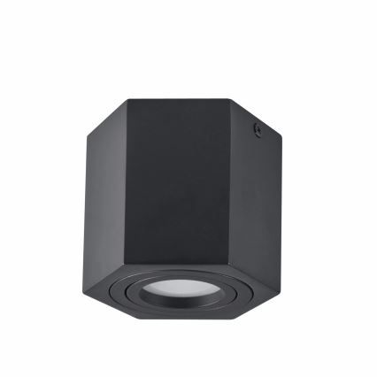 Reflektor HEXAGON 1xGU10/10W/230V črna