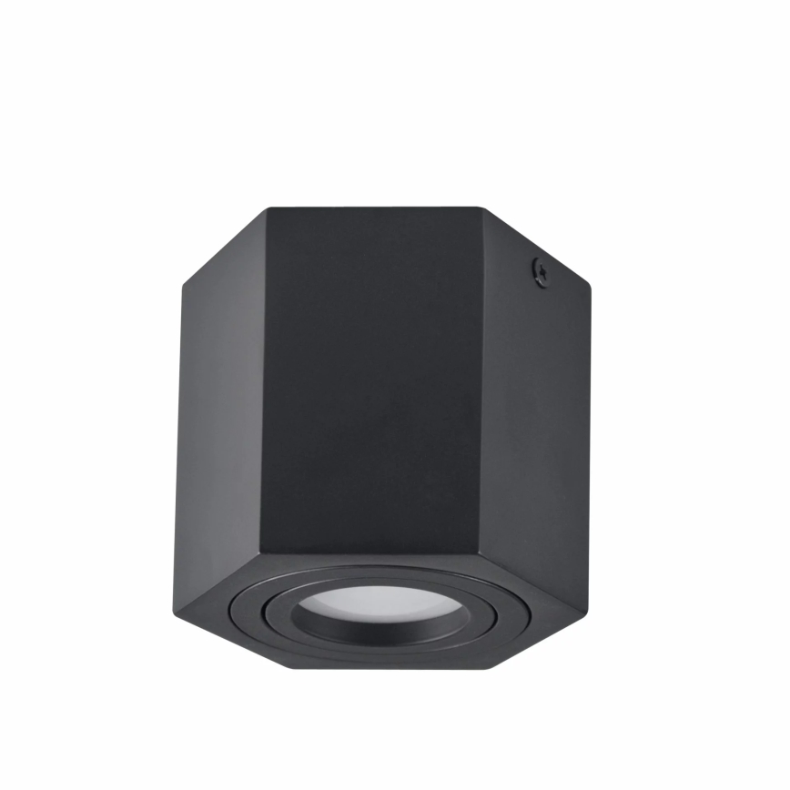 Reflektor HEXAGON 1xGU10/10W/230V črna