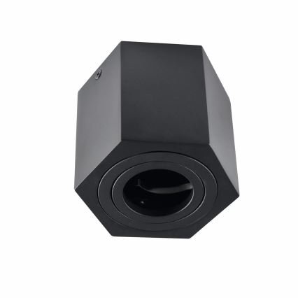 Reflektor HEXAGON 1xGU10/10W/230V črna