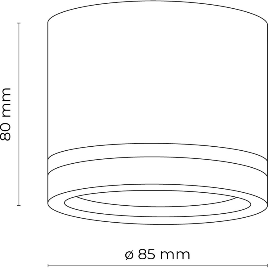 Reflektor JET 1xGX53/11W/230V bela