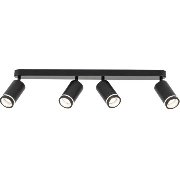 Reflektor JET 4xGU10/10W/230V črna