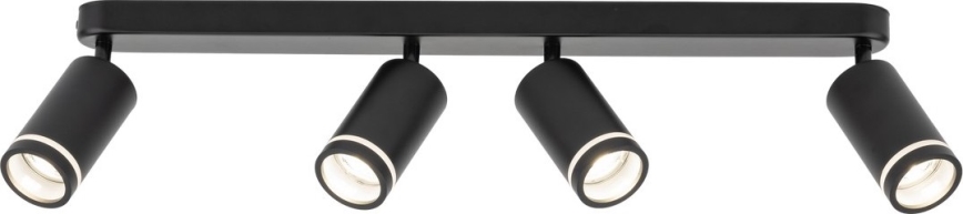 Reflektor JET 4xGU10/10W/230V črna