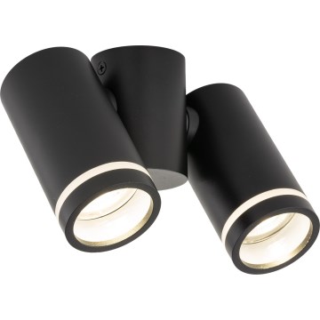 Reflektor JET SET 2xGU10/10W/230V črna