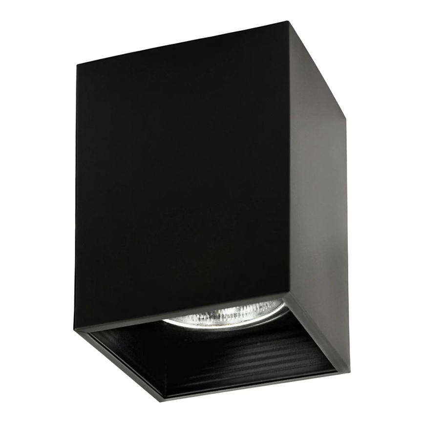 Reflektor JUPITER 1xE27/20W/230V 11,7x11,7 cm črna