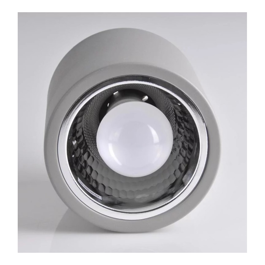 Reflektor JUPITER 1xE27/20W/230V pr. 13 cm siva