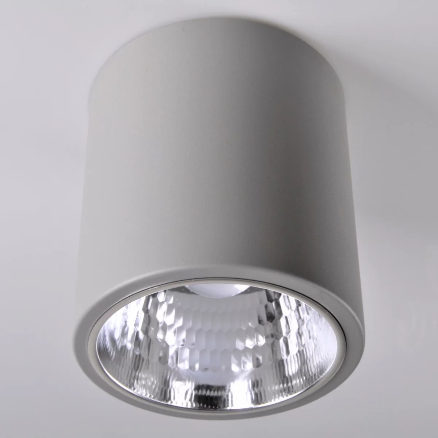 Reflektor JUPITER 1xE27/20W/230V pr. 16,5 cm siva