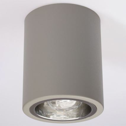 Reflektor JUPITER 1xE27/20W/230V pr. 9,8 cm siva