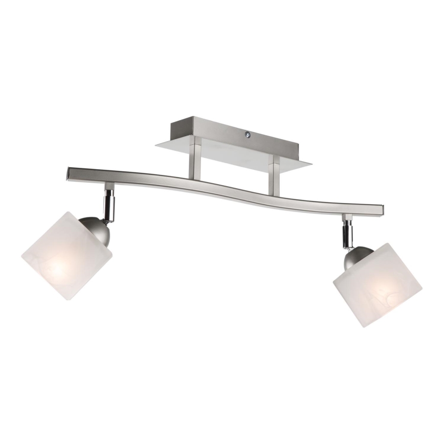 Reflektor KLARA 2xE14/40W/230V mat krom