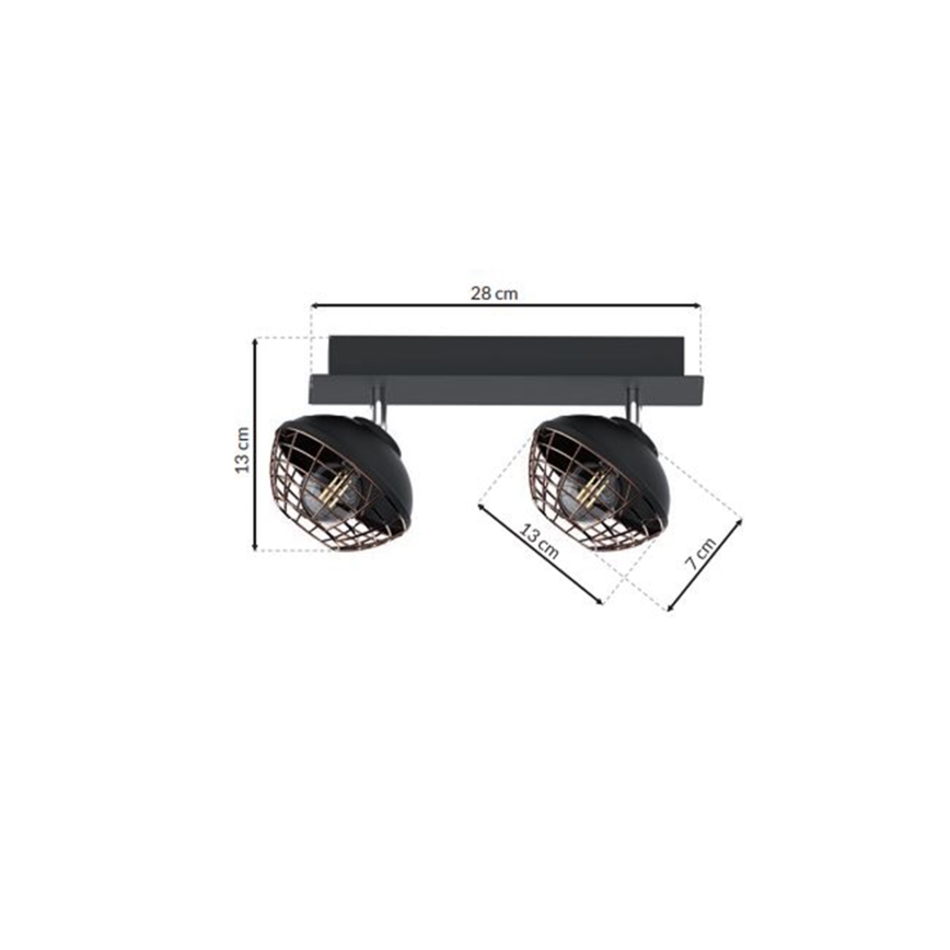 Reflektor LOGAN 2xE14/40W/230V