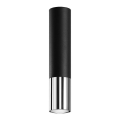 Reflektor LOOPEZ 1xGU10/10W/230V črna/sijajni krom