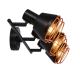 Reflektor NERIA 3xE14/40W/230V črna/baker