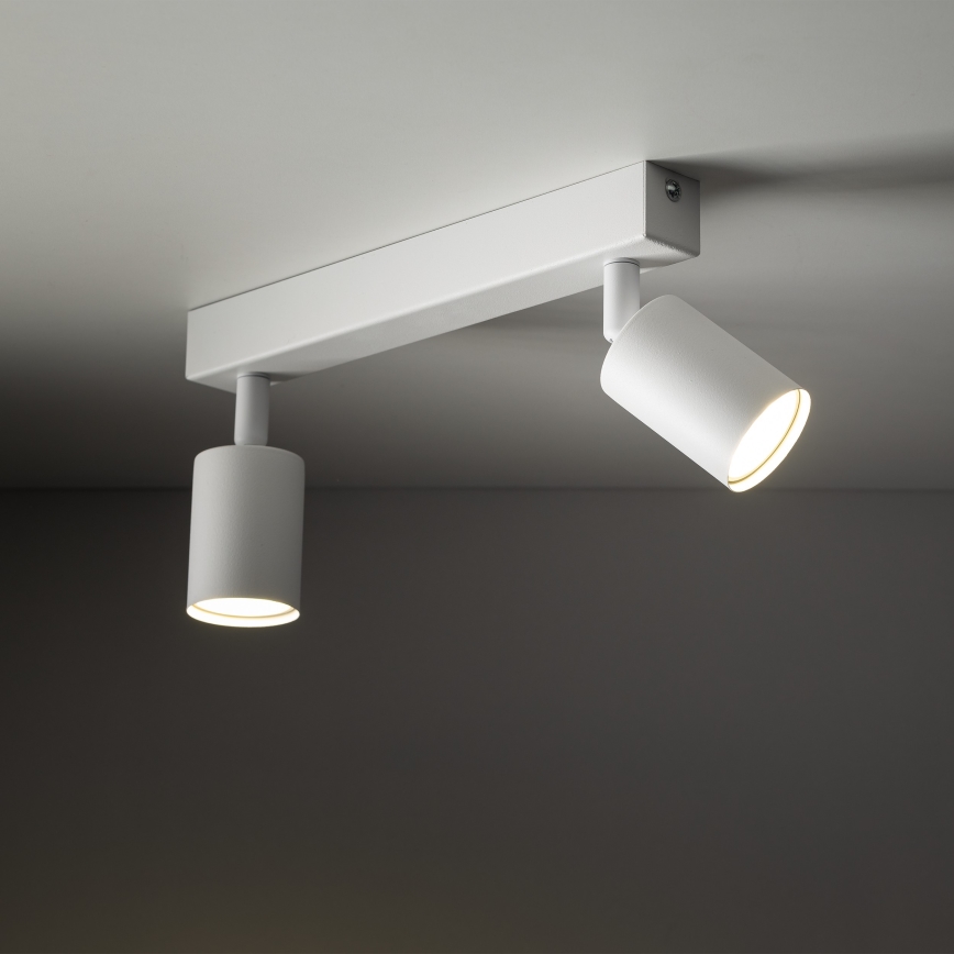 Reflektor NEX 2xGU10/10W/230V bela