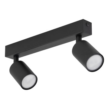 Reflektor NEX 2xGU10/10W/230V črna