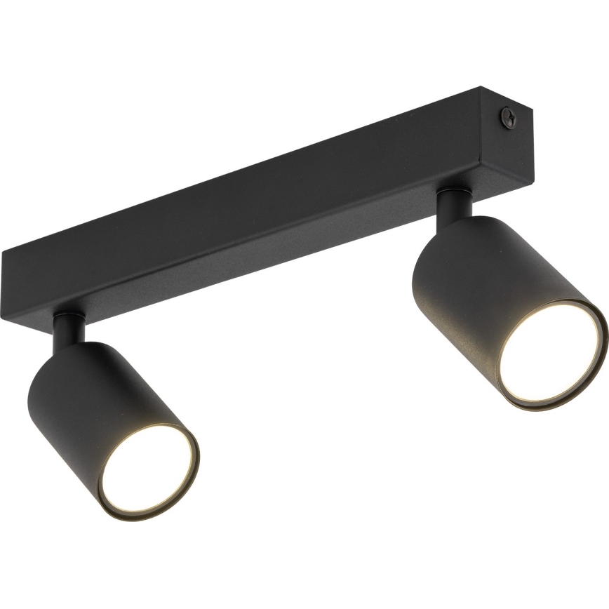 Reflektor NEX 2xGU10/10W/230V črna