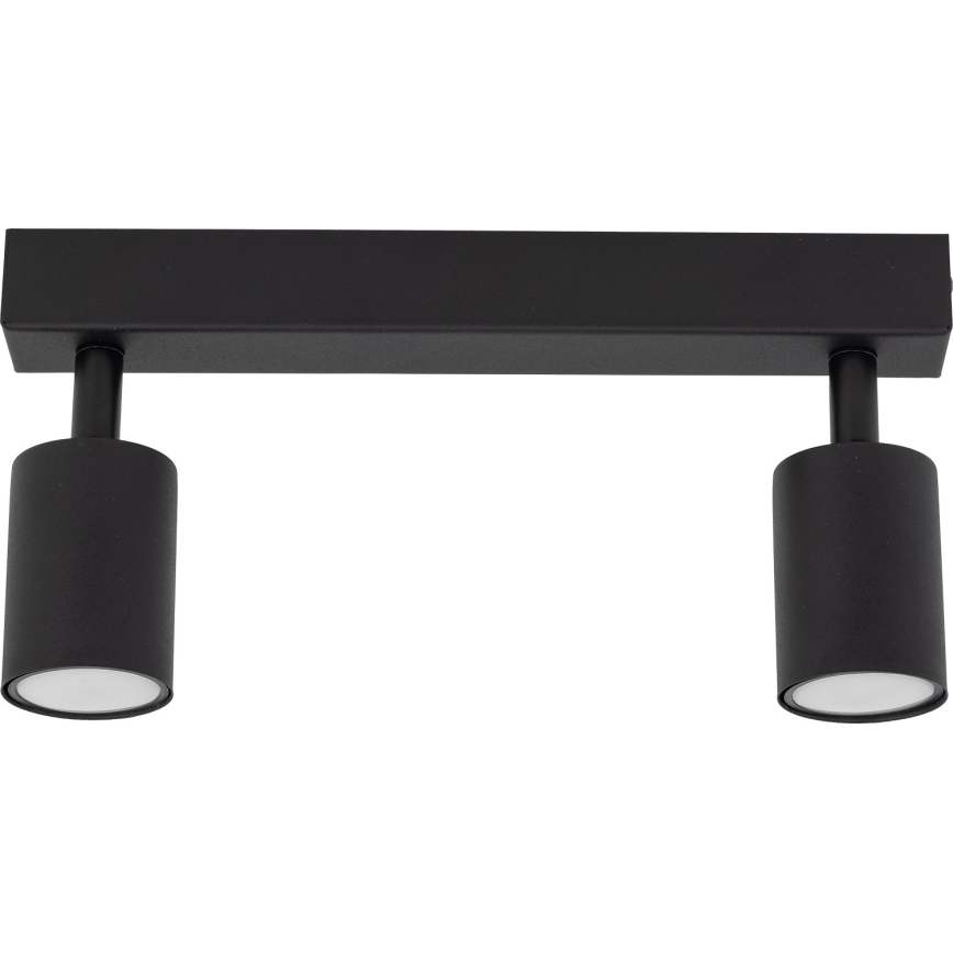 Reflektor NEX 2xGU10/10W/230V črna