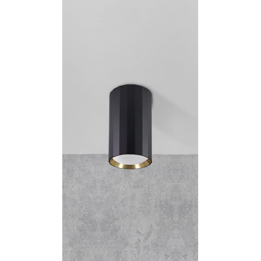 Reflektor NICEA 1xGU10/10W/230V črna