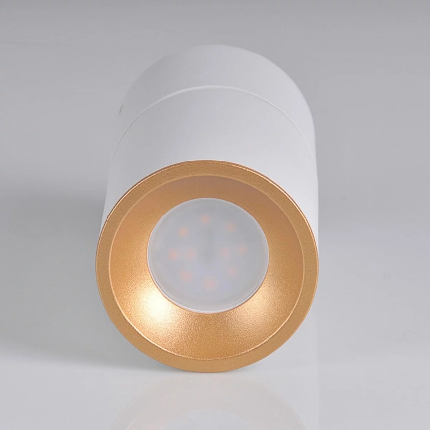 Reflektor NIXA 1xGU10/10W/230V bela/zlata