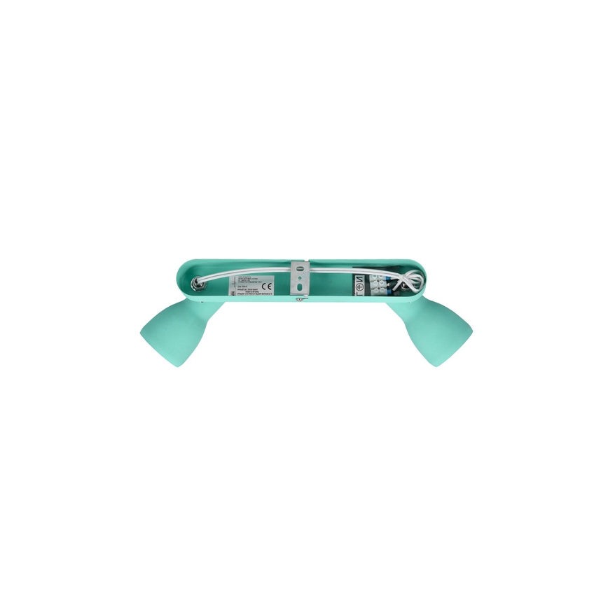Reflektor PICARDO 2xE14/40W/230V turkizna