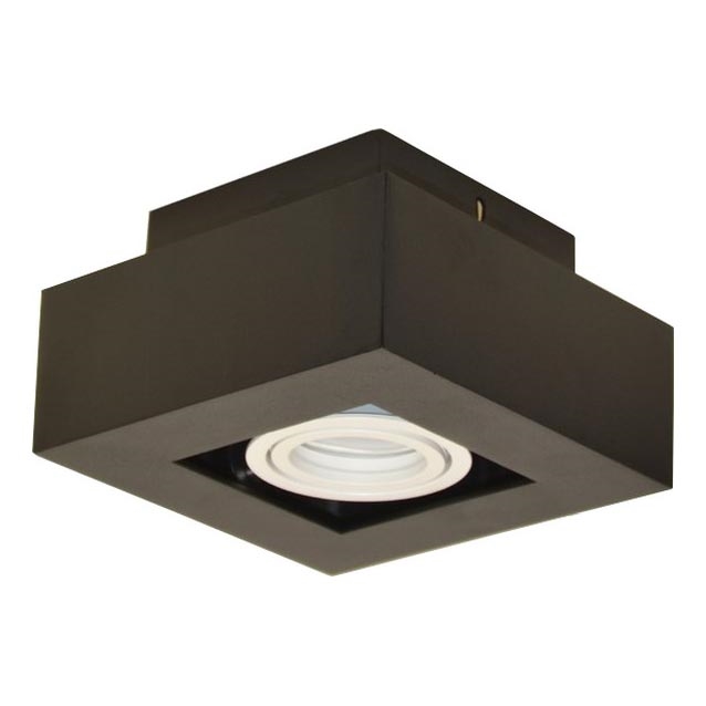 Reflektor PITA 1xGU10/30W/230V črna