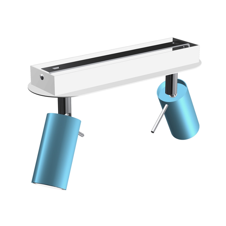 Reflektor PRESTON 2xGU10/MR11/40W/230V moder