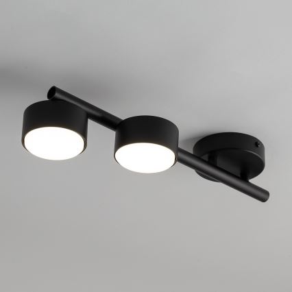 Reflektor PUNTO 2xGX53/12W/230V črna