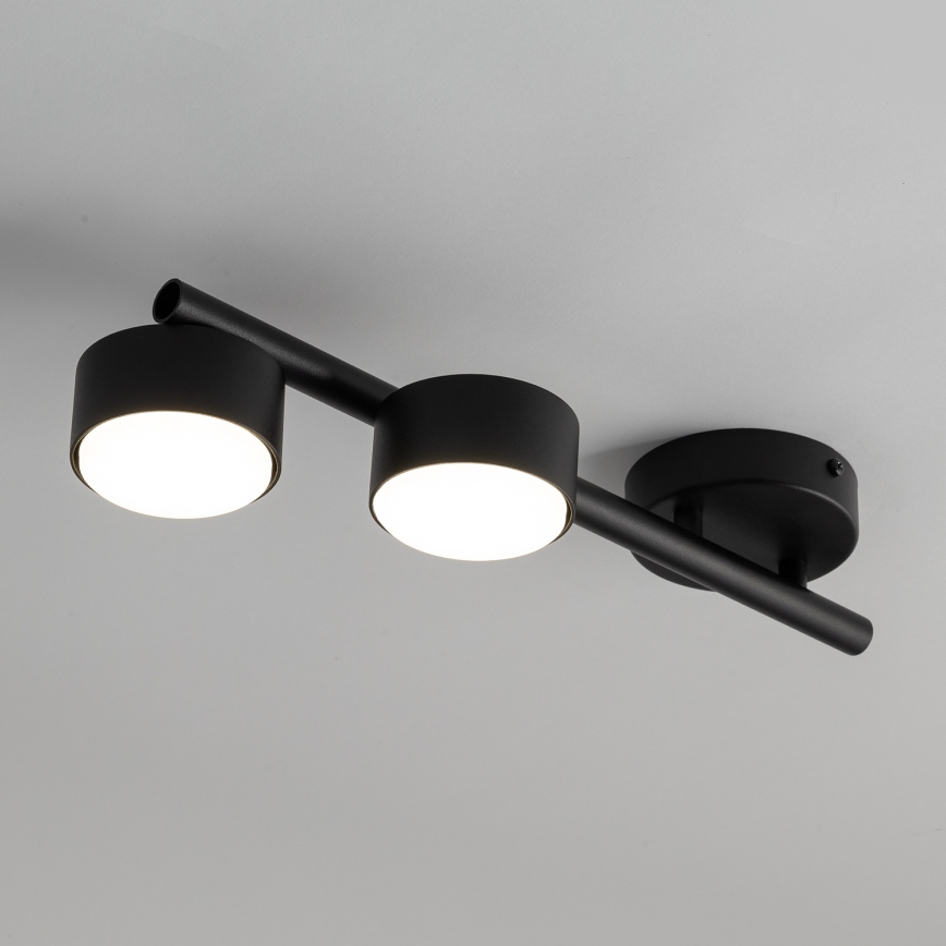 Reflektor PUNTO 2xGX53/12W/230V črna