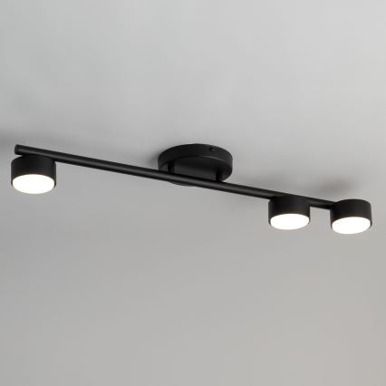 Reflektor PUNTO 3xGX53/12W/230V črna