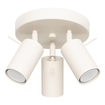 Reflektor RING 3xGU10/10W/230V krem barva