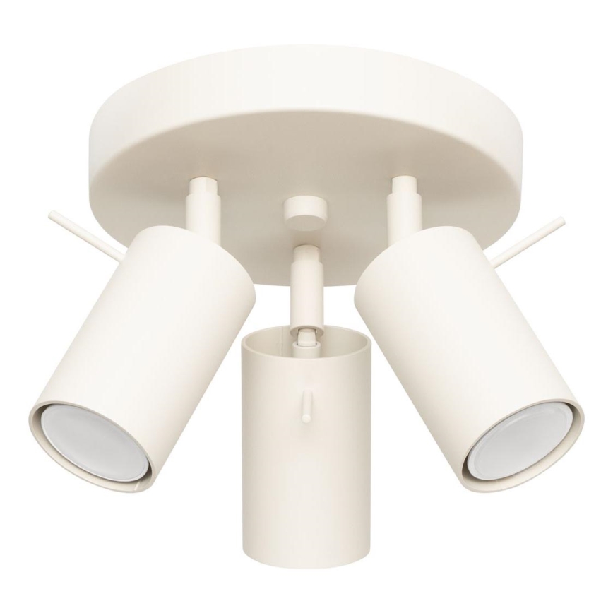 Reflektor RING 3xGU10/10W/230V krem barva