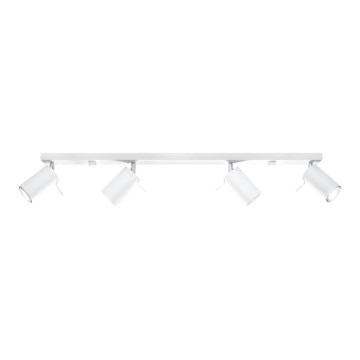 Reflektor RING 4L 4xGU10/10W/230V bela