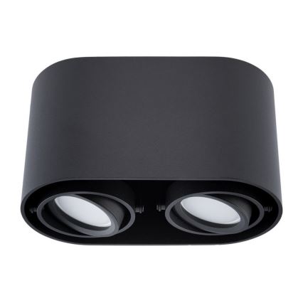Reflektor SIROK 2xGU10/30W/230V črna