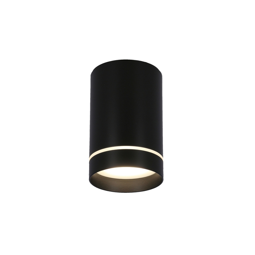Reflektor TUBA 1xGU10/15W/230V črna