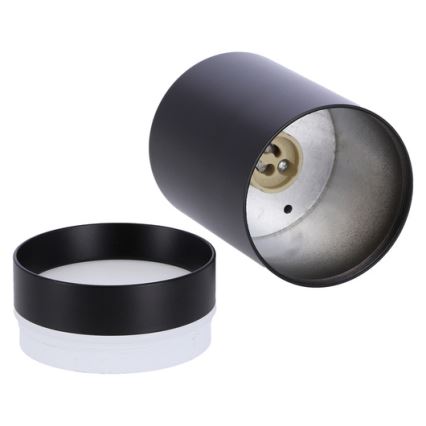 Reflektor TUBA 1xGU10/15W/230V črna