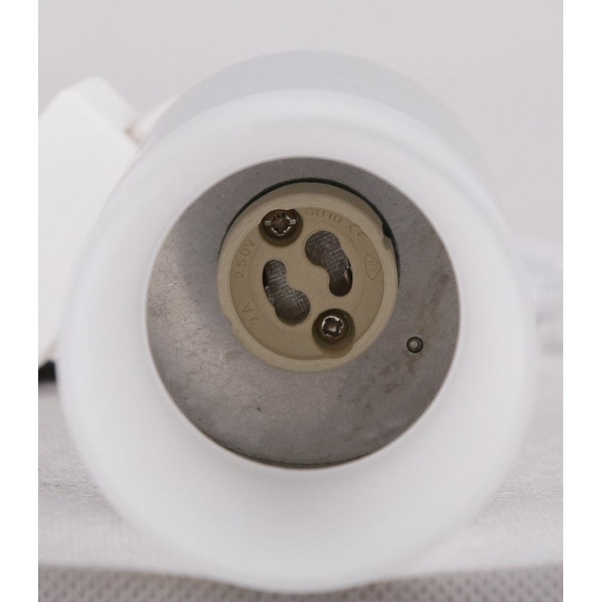 Reflektor TUBA 1xGU10/15W/230V siv/bel