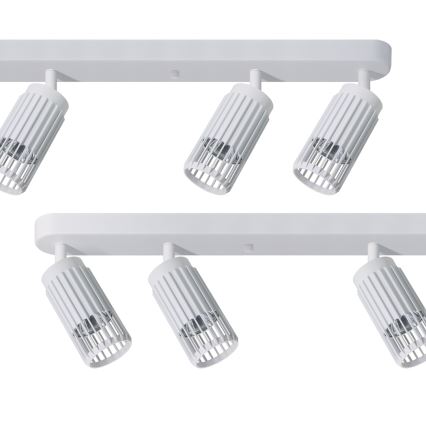 Reflektor VERTICAL 6xGU10/8W/230V bela