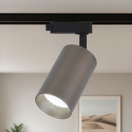 Reflektor za 1-fazni tirni sistem PIPE 1xGU10/10W/230V rjav