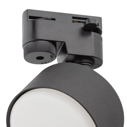 Reflektor za 1-fazni tračni sistem AVIA 1xGX53/15W/230V črna