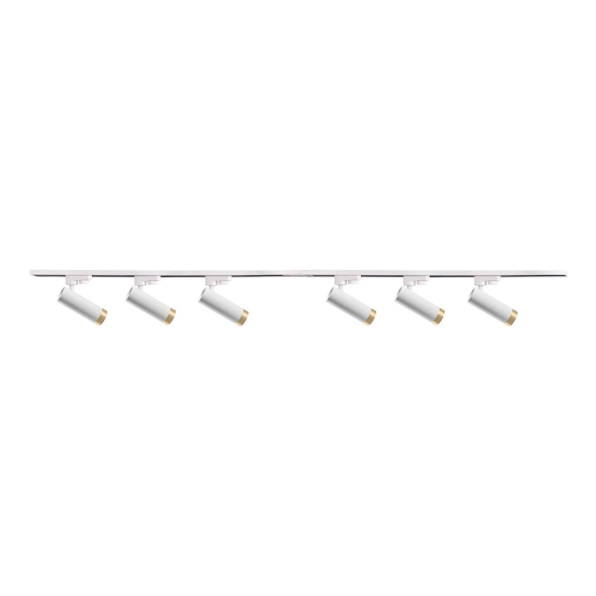 Reflektor za tračni sistem FADO 6xGU10/10W/230V + 2x1 m tračni sistem bela