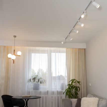 Reflektor za 1-fazni tračni sistem JET RING 1xGU10/10W/230V bela