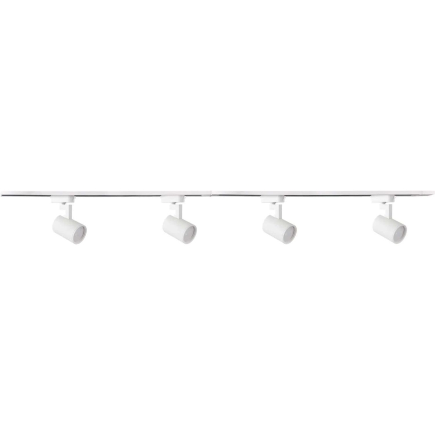 Reflektor za tračni sistem LYNX 4xGU10/10W/230V + 2 x 75 cm tračni sistem bela