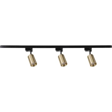 Reflektor za tračni sistem MARIBEL 3xGU10/10W/230V +1 m tračni sistem zlata