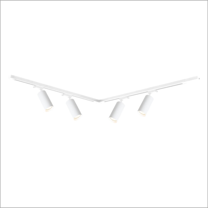 Reflektor za tračni sistem MICA 4xGU10/10W/230V bela