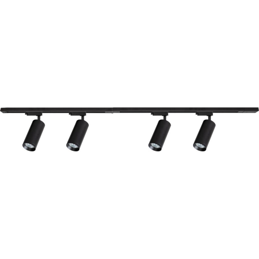Reflektor za tračni sistem MICA 4xGU10/10W/230V črna