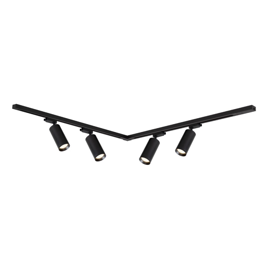 Reflektor za tračni sistem MICA 4xGU10/10W/230V črna