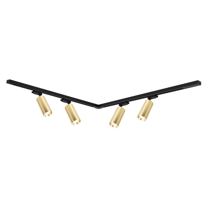 Reflektor za tračni sistem MICA 4xGU10/10W/230V zlata/črna