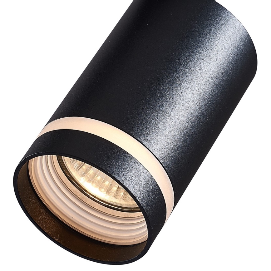Reflektor za tračni sistem PIPE 1xGU10/25W/230V črn