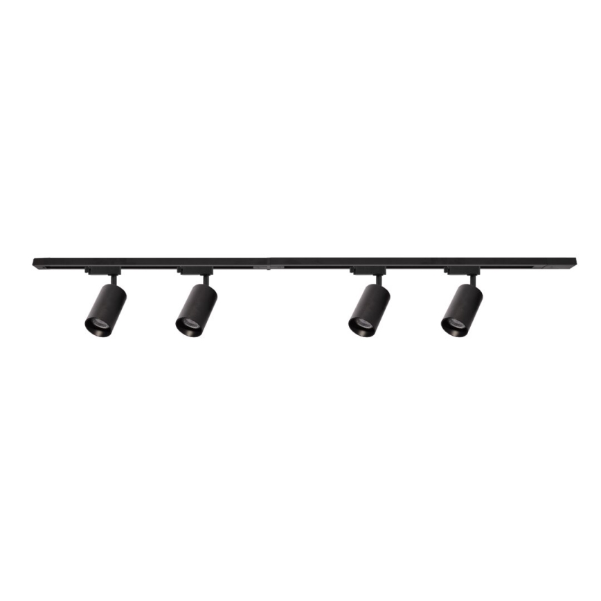 Reflektor za tračni sistem PIPE 4xGU10/10W/230V črna
