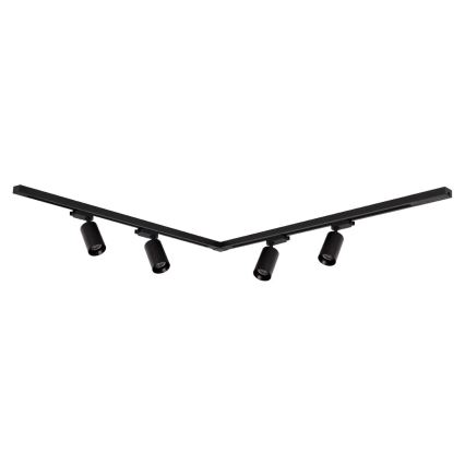 Reflektor za tračni sistem PIPE 4xGU10/10W/230V črna