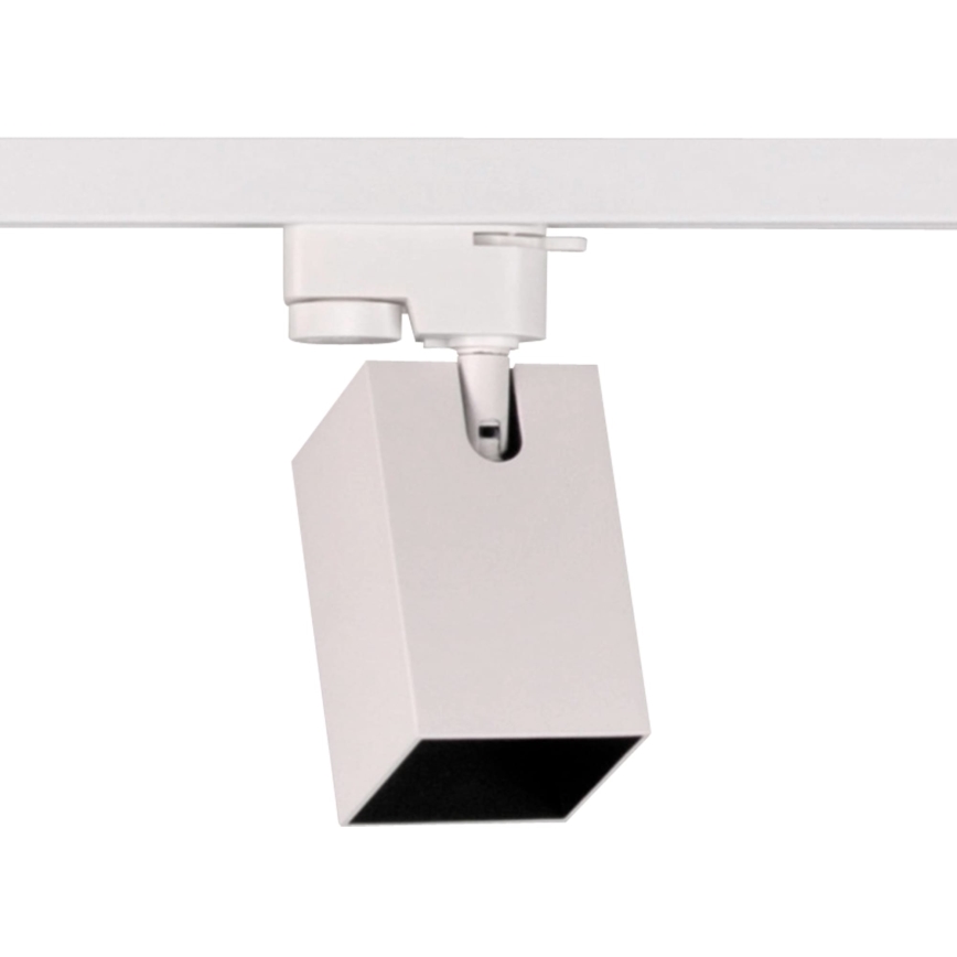 Reflektor za tračni sistem SQUARE 3xGU10/10W/230V + 1 m tračni sistem bela