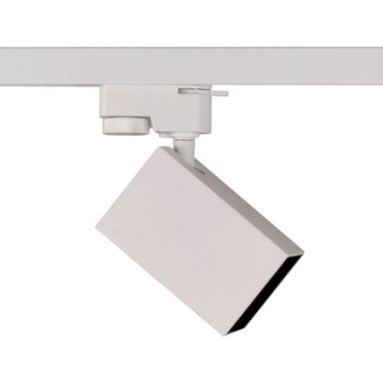 Reflektor za tračni sistem SQUARE 3xGU10/10W/230V + 1 m tračni sistem bela